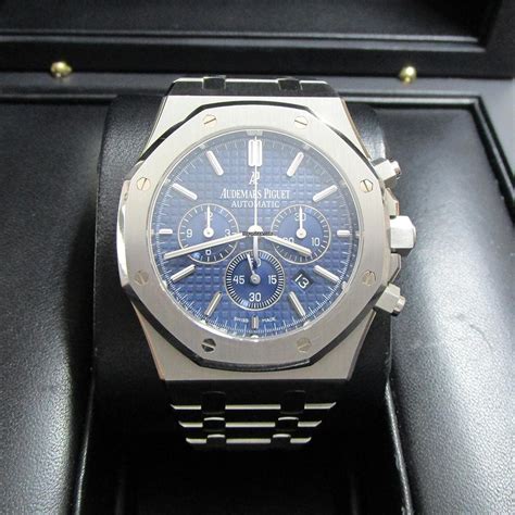 audemars piguet blue chronograph